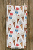 Ice Cream 4th of July Tea Towel