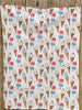 Ice Cream 4th of July Tea Towel