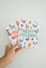 Merry Chickmas Chicken Holiday Card