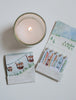 Mountain Chair Ski Lift Matchbook - 10 Painted Matchsticks