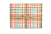 Holiday Watercolor Plaid Gift Wrap