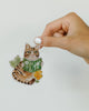 Reading Cat Sticker