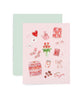 Rosy and Cozy Card