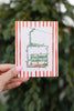 Ski Chair Lift Christmas Greeting Card