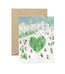 Ski Mountain Love Card