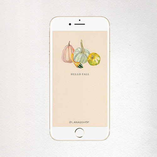 Fall iPhone wallpaper (light)
