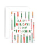 Teacher Happy Holiday Card