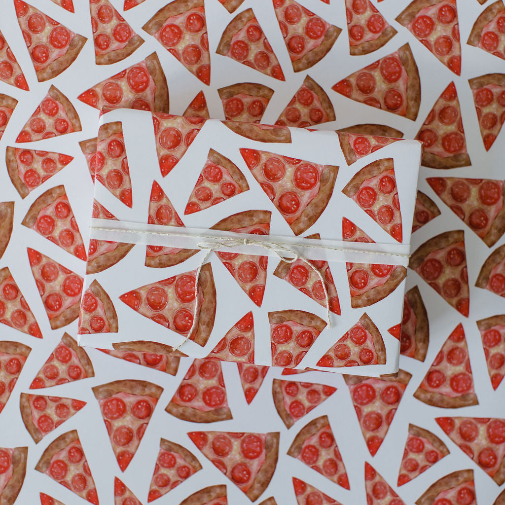 Pizza Party Gift Wrap