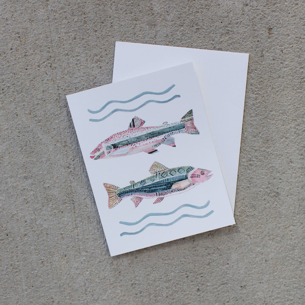 Botanic Fish Greeting Card