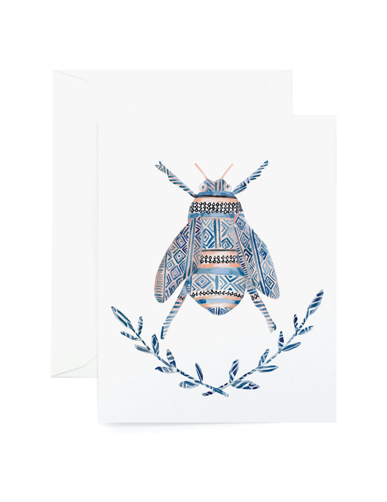 Botanic Bee Greeting Card