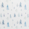 Peaceful Forest Wallpaper in Blues