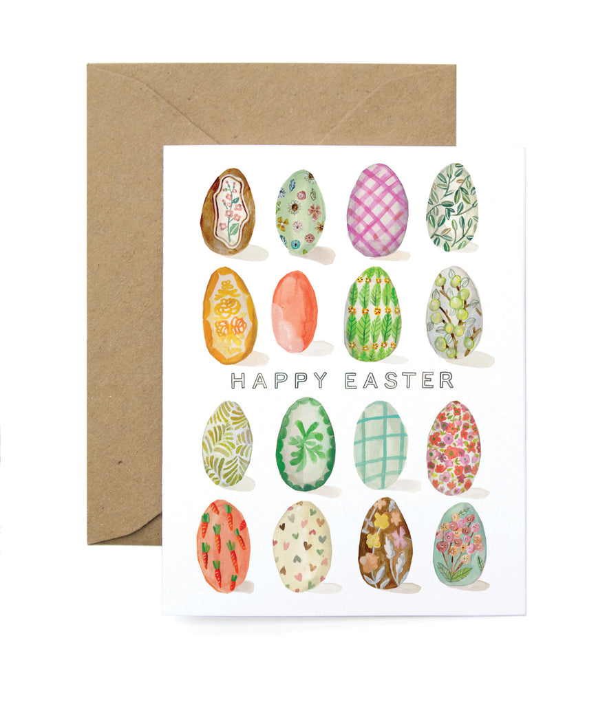 Bright Easter Eggs Card