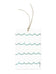 Turquoise Scallop Gift Tags