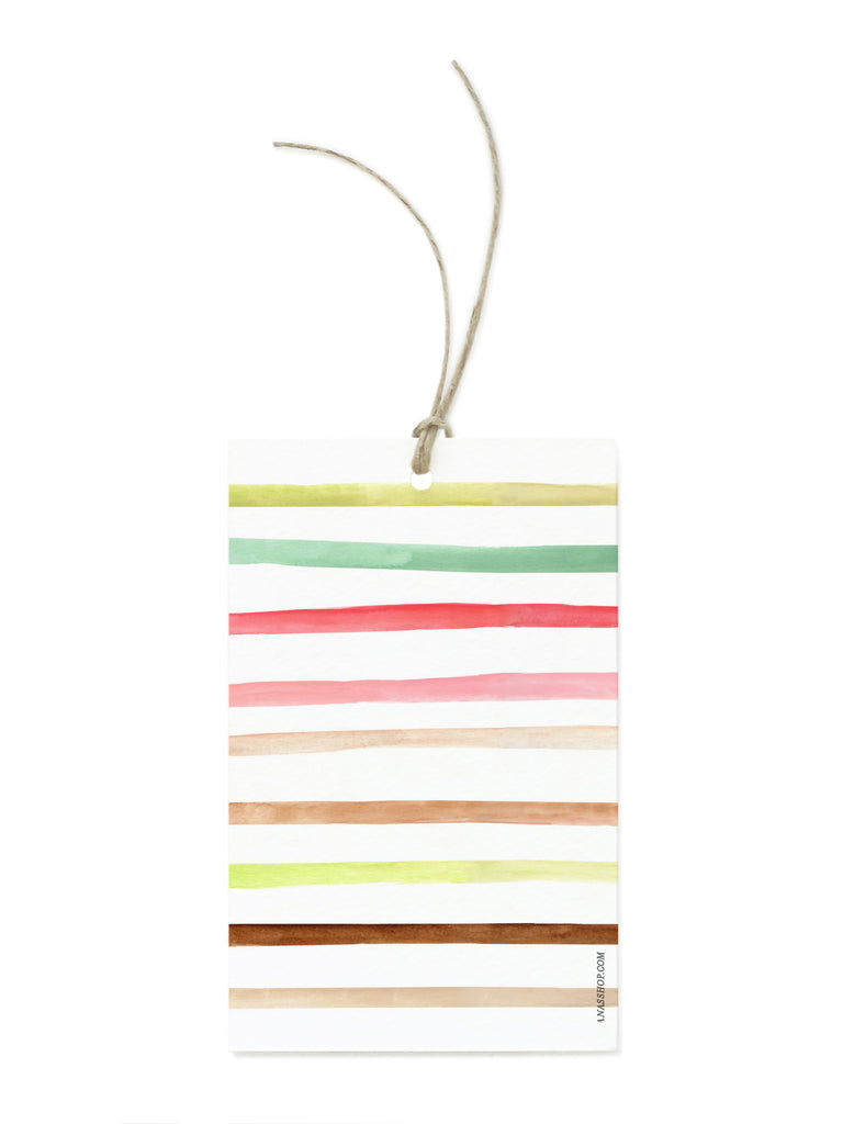 Happy Stripes Gift Tags