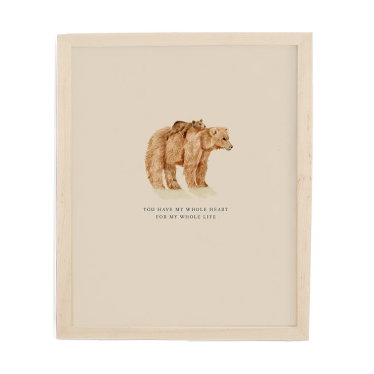 Mama bear handmade book art - Art