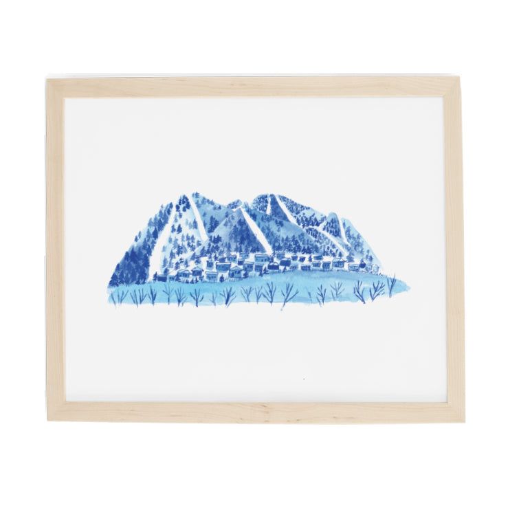 Mountain Town Art Print