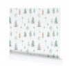 Peaceful Forest Wallpaper in Sage Greens