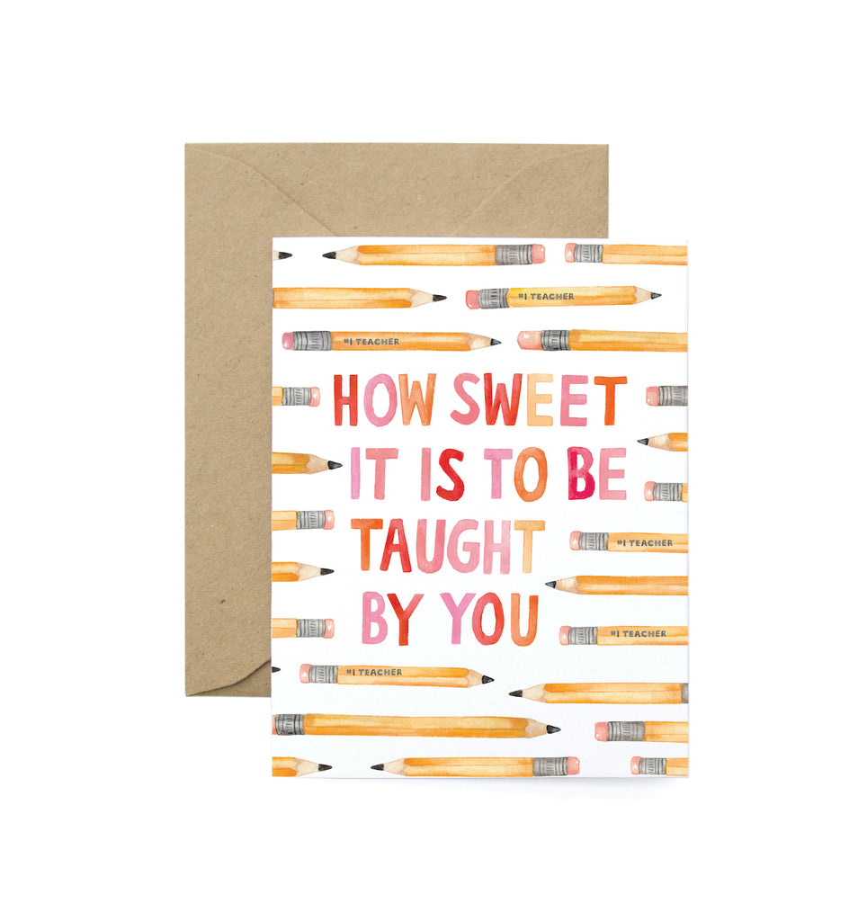 Teacher Sweetness Card