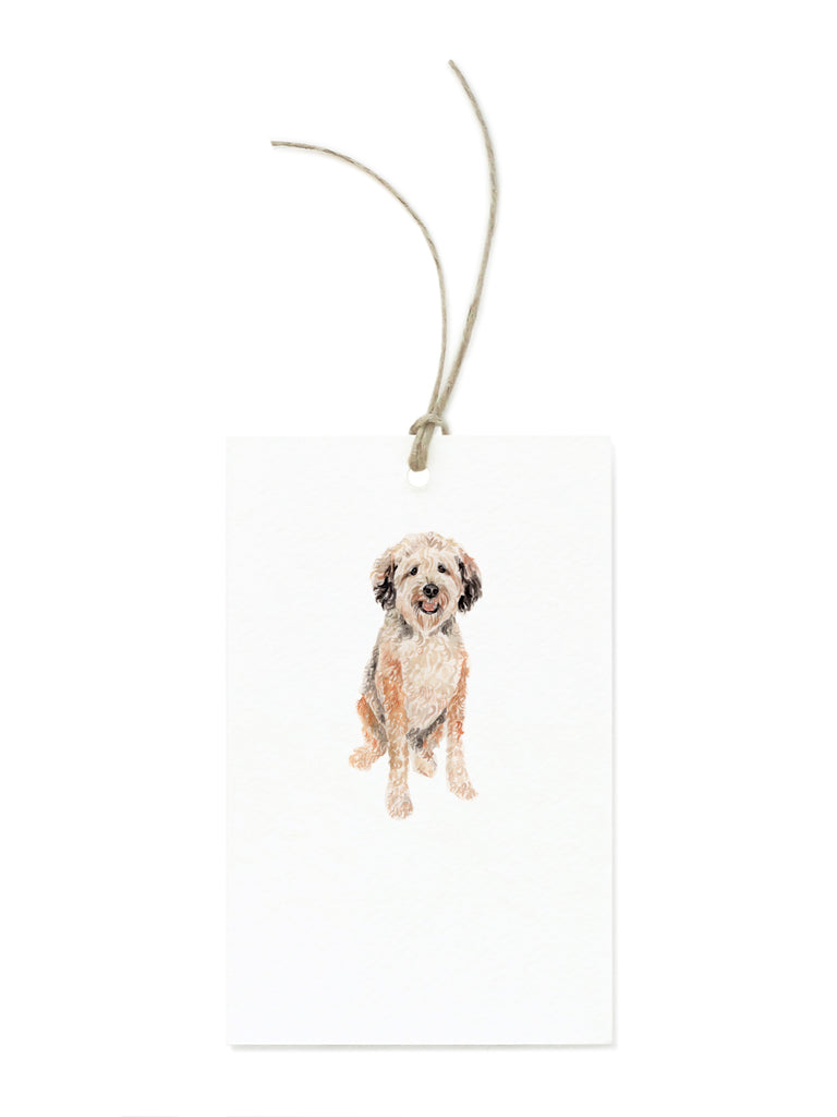 Wheaten Terrier Dog Gift Tag Sets