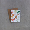 Autumn Falling Leaves Card