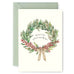 Berry Sprig Wreath Card