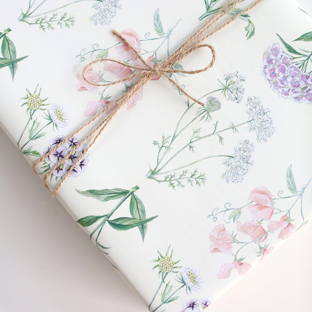 Floral Botanic Gift Wrap