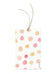 Coral Dot Gift Tags