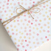 Coral Polkadots Gift Wrap