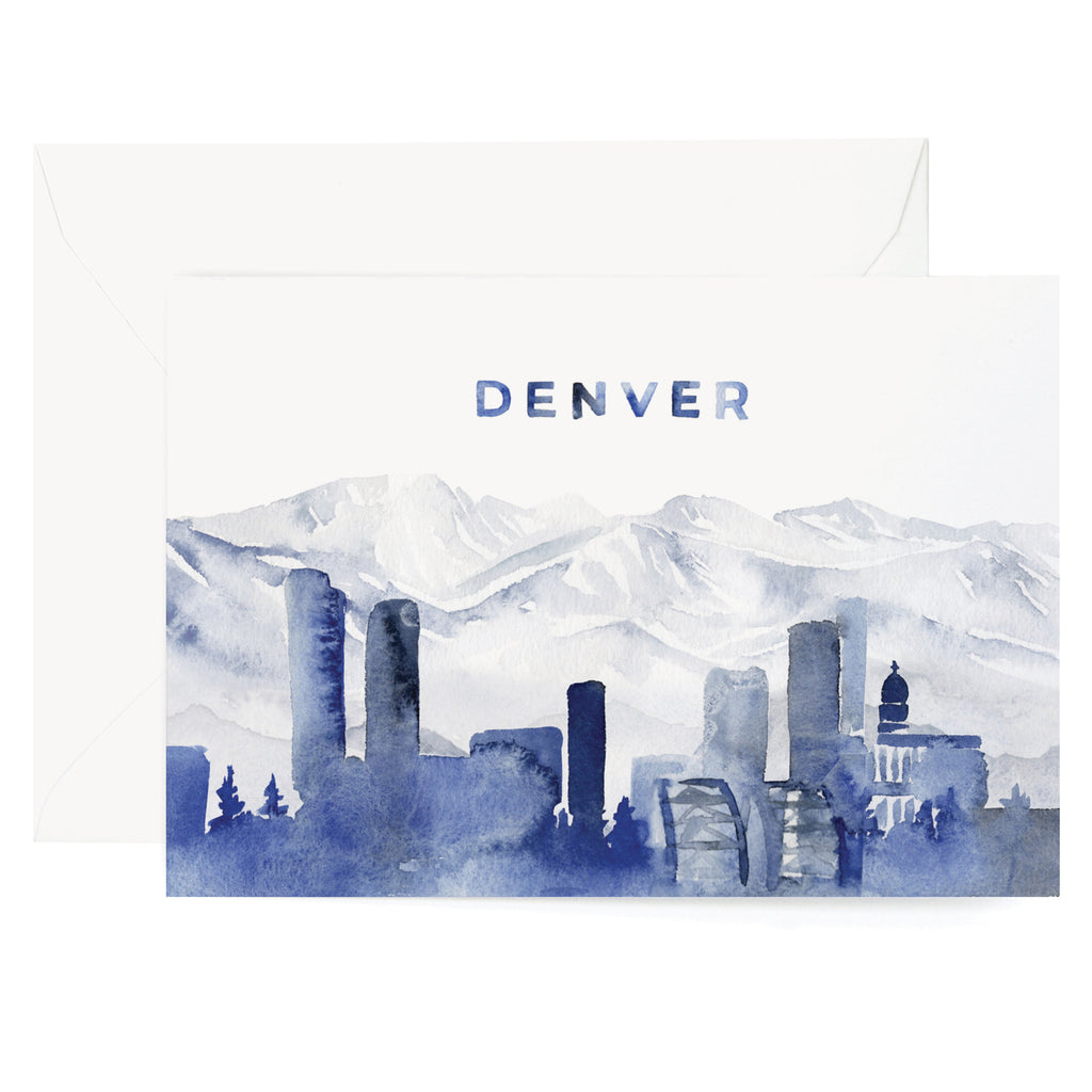 Denver Skyline Card