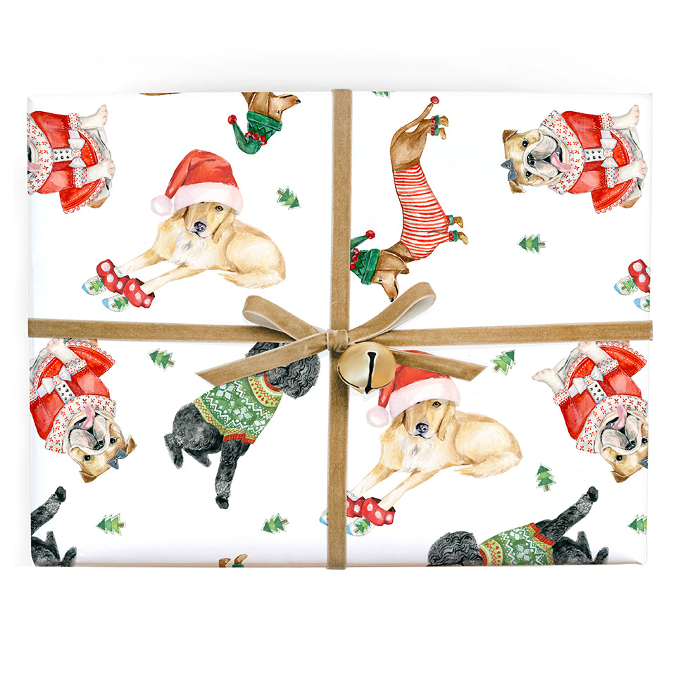 Hanukkah Puppy Dog Gift Wrap – Lana's Shop