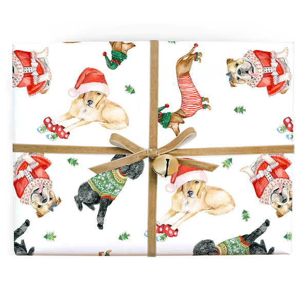 Holiday Dogs Gift Wrap – Lana's Shop