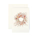 Dried Floral Wreath Card