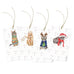 Festive Cat Variety Gift Tag Set