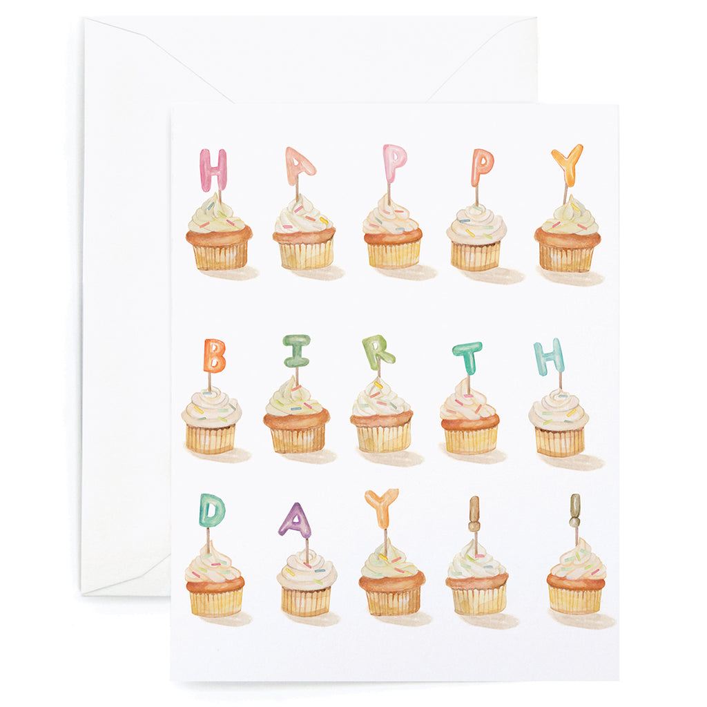 Birthday Cupcakes Card