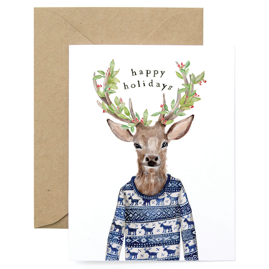 Festive Reindeer Card