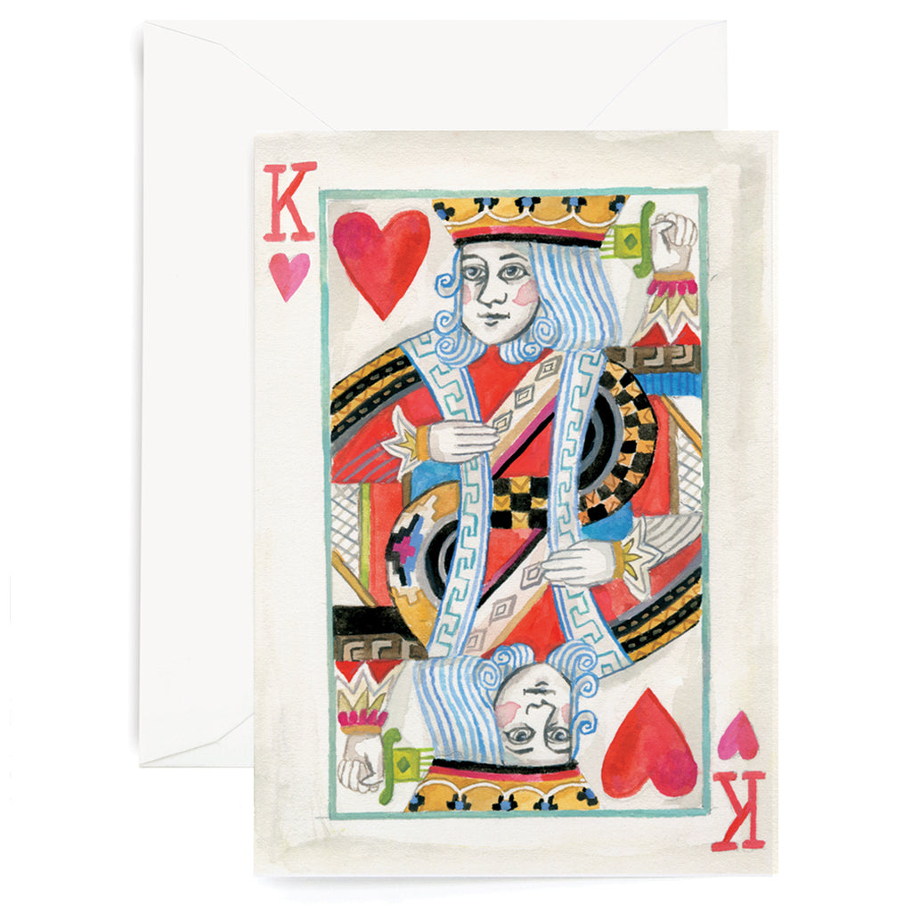 King of Hearts Card