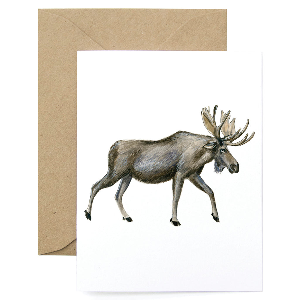 Moose Thanks Card