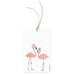 Flamingo Couple Gift Tag Set
