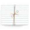 Turquoise Scallop Gift Wrap