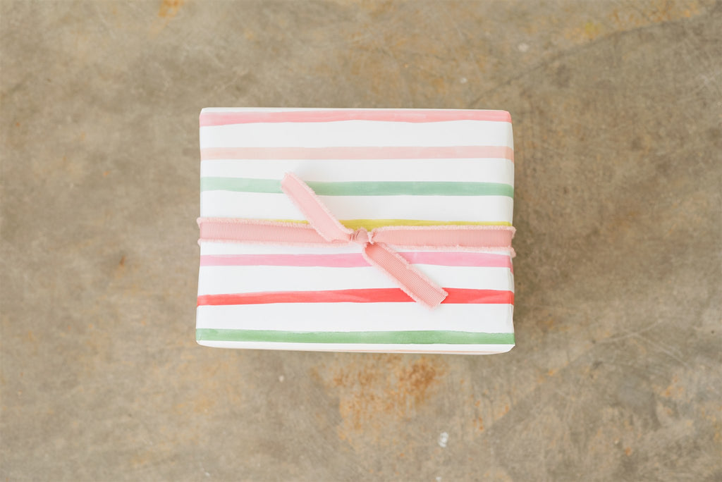 Happy Stripes Gift Wrap