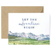 Let The Adventure Begin Card
