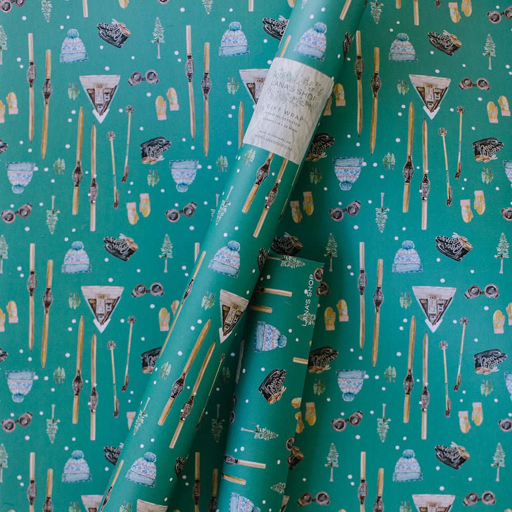 Limited Edition Vintage Winter Gear Gift Wrap