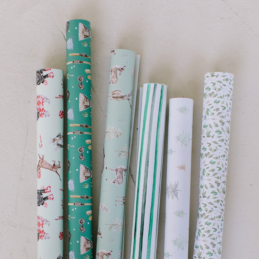Limited Edition Vintage Winter Gear Gift Wrap
