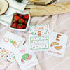 Packadoo Alphabet Cards for Kids: Foodie Edition