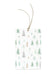 Peaceful Forest in Green Gift Tag Set