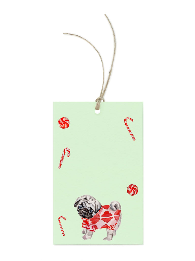 Pug Puppy Tag Set