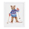 Ski Bear Art Print