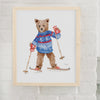 Ski Bear Art Print