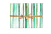 Green Stripes Gift Wrap