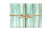 Green Stripes Gift Wrap